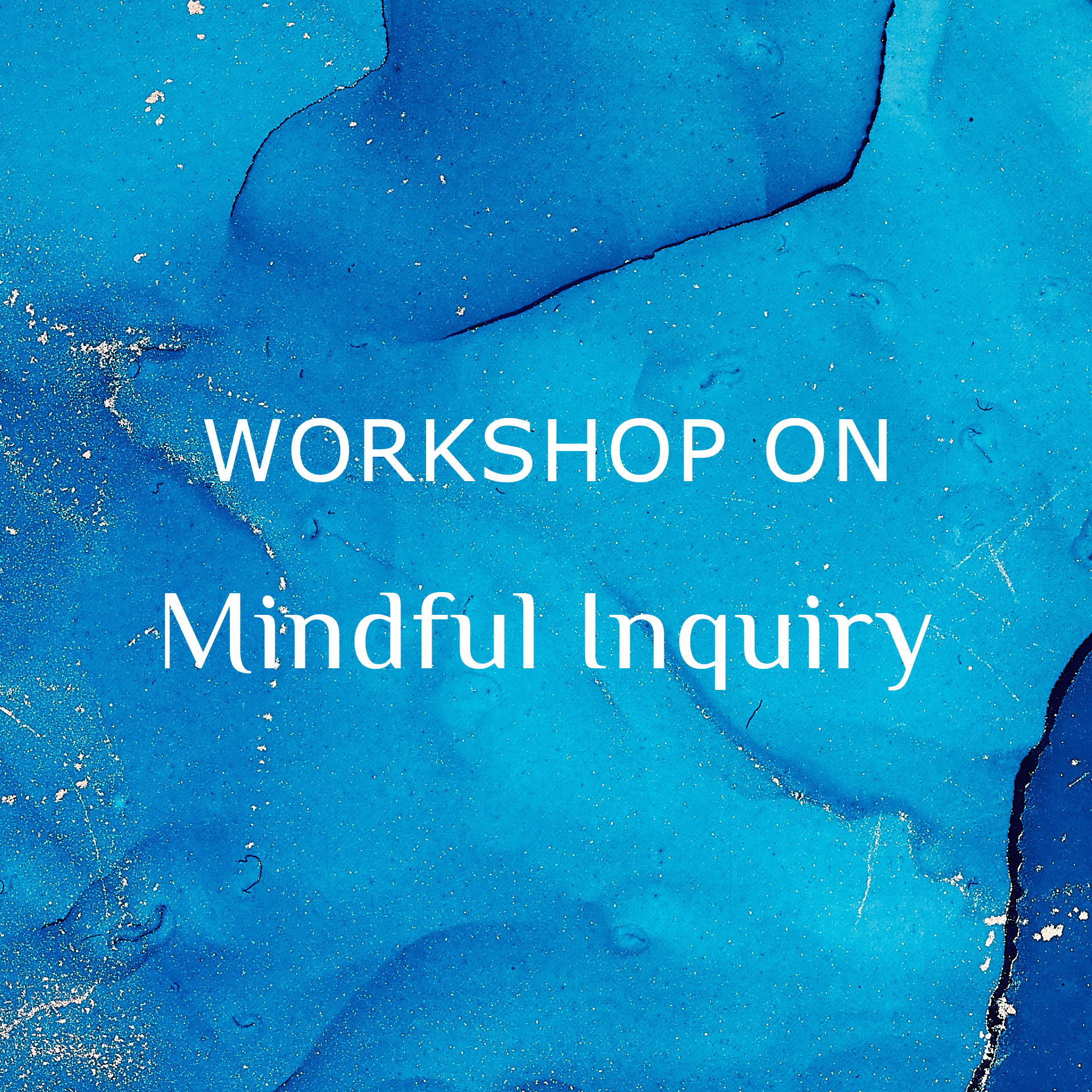 Introduction to Mindful Inquiry Workshop 1 mindful inquiry